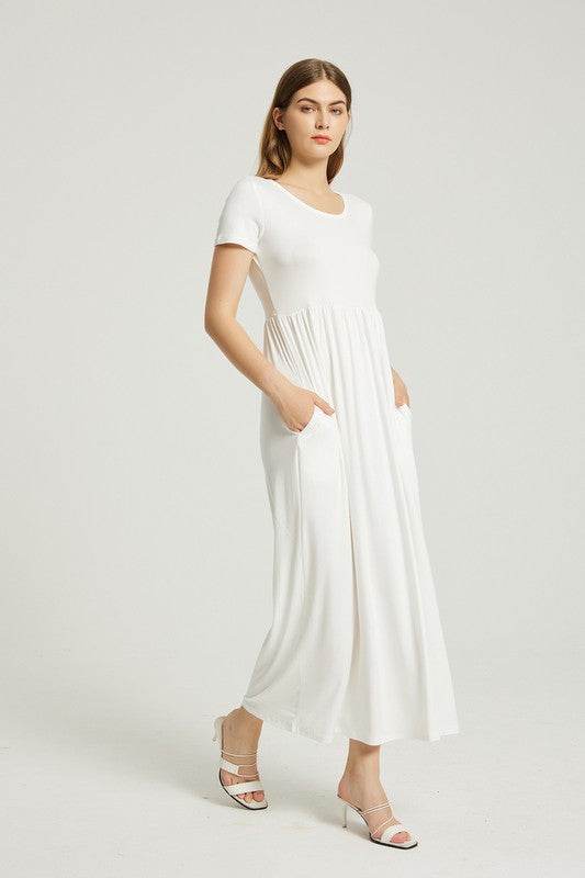Women's Summer Casual Maxi Dress With Pocket - Shop Style & More | Fresh Looks, Everyday Deals & Free Shipping