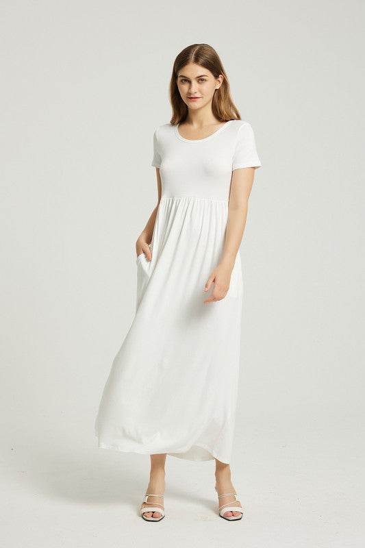 Women's Summer Casual Maxi Dress With Pocket - Shop Style & More | Fresh Looks, Everyday Deals & Free Shipping