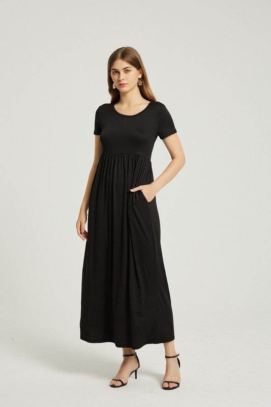 Women's Summer Casual Maxi Dress With Pocket - Shop Style & More | Fresh Looks, Everyday Deals & Free Shipping