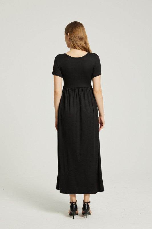 Women's Summer Casual Maxi Dress With Pocket - Shop Style & More | Fresh Looks, Everyday Deals & Free Shipping