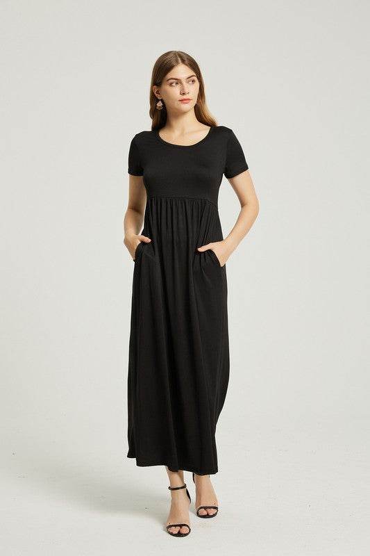 Women's Summer Casual Maxi Dress With Pocket - Shop Style & More | Fresh Looks, Everyday Deals & Free Shipping