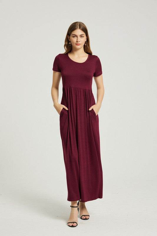 Women's Summer Casual Maxi Dress With Pocket - Shop Style & More | Fresh Looks, Everyday Deals & Free Shipping