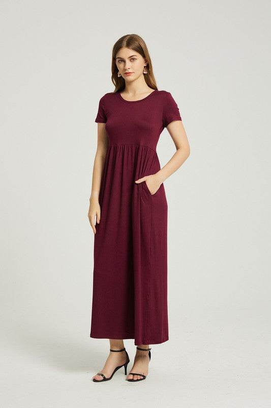 Women's Summer Casual Maxi Dress With Pocket - Shop Style & More | Fresh Looks, Everyday Deals & Free Shipping
