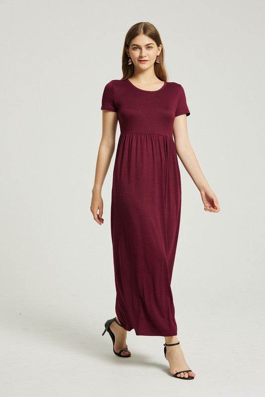 Women's Summer Casual Maxi Dress With Pocket - Shop Style & More | Fresh Looks, Everyday Deals & Free Shipping