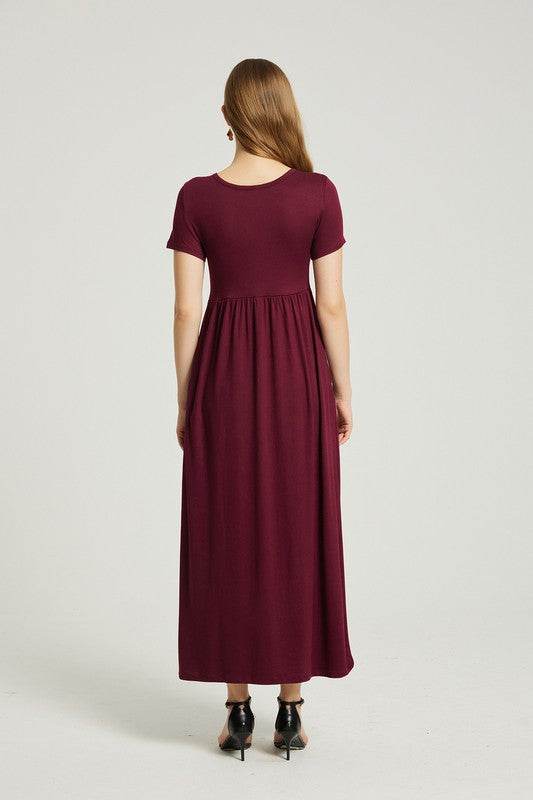 Women's Summer Casual Maxi Dress With Pocket - Shop Style & More | Fresh Looks, Everyday Deals & Free Shipping