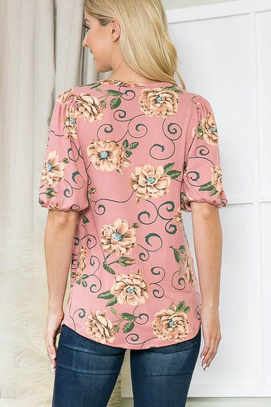 Bubble Sleeve Knit Jersey Top - Shop Style & More | Fresh Looks, Everyday Deals & Free Shipping