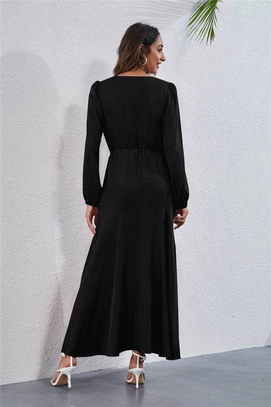 Women's V Neck Long Sleeve Maxi Dress - Shop Style & More | Fresh Looks, Everyday Deals & Free Shipping