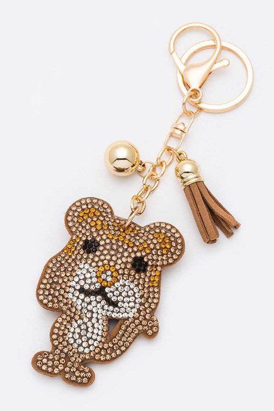 Rhinestone Groundhog Pillow Key Chain - Shop Style & More | Fresh Looks, Everyday Deals & Free Shipping