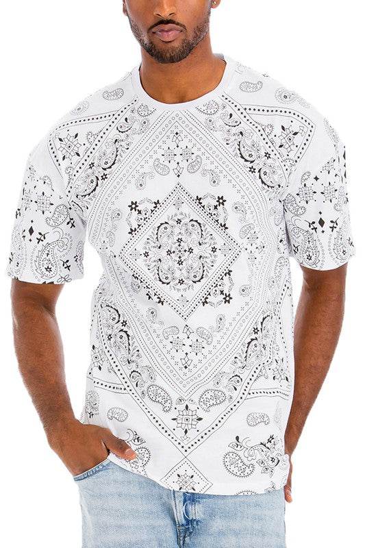 Weiv Mens Bandana Print TShirt - Shop Style & More | Fresh Looks, Everyday Deals & Free Shipping