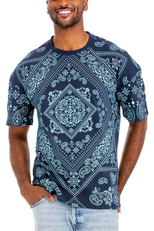 Weiv Mens Bandana Print TShirt - Shop Style & More | Fresh Looks, Everyday Deals & Free Shipping