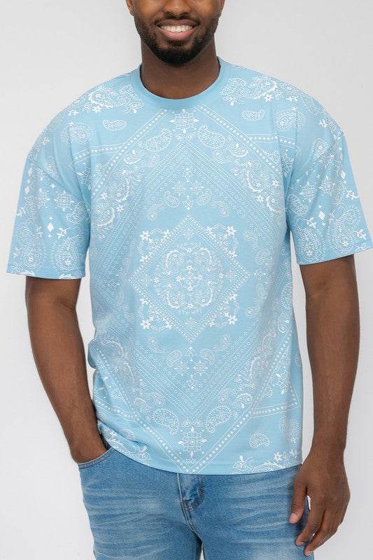 Weiv Mens Bandana Print TShirt - Shop Style & More | Fresh Looks, Everyday Deals & Free Shipping