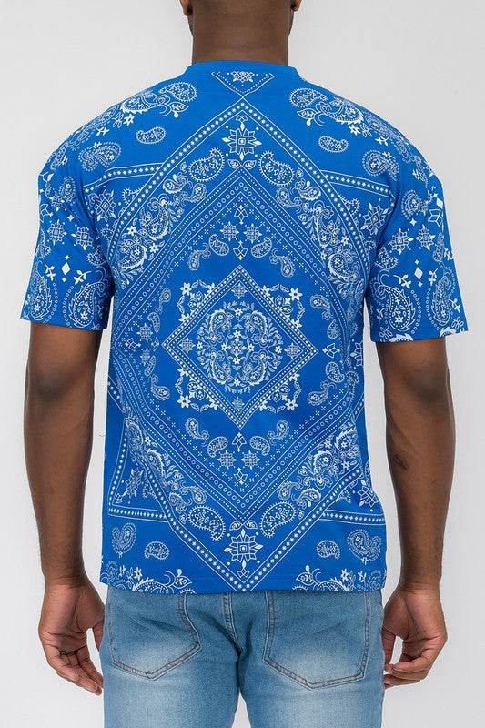 Weiv Mens Bandana Print TShirt - Shop Style & More | Fresh Looks, Everyday Deals & Free Shipping