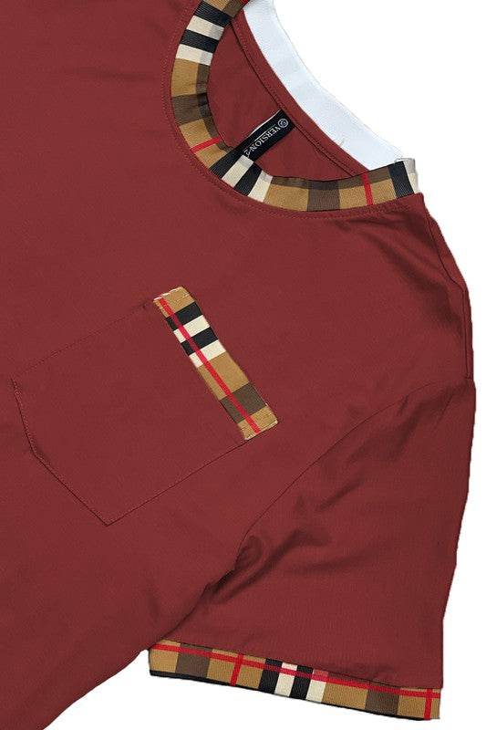 Checkered Short Sleeve Tee - Shop Style & More | Fresh Looks, Everyday Deals & Free Shipping