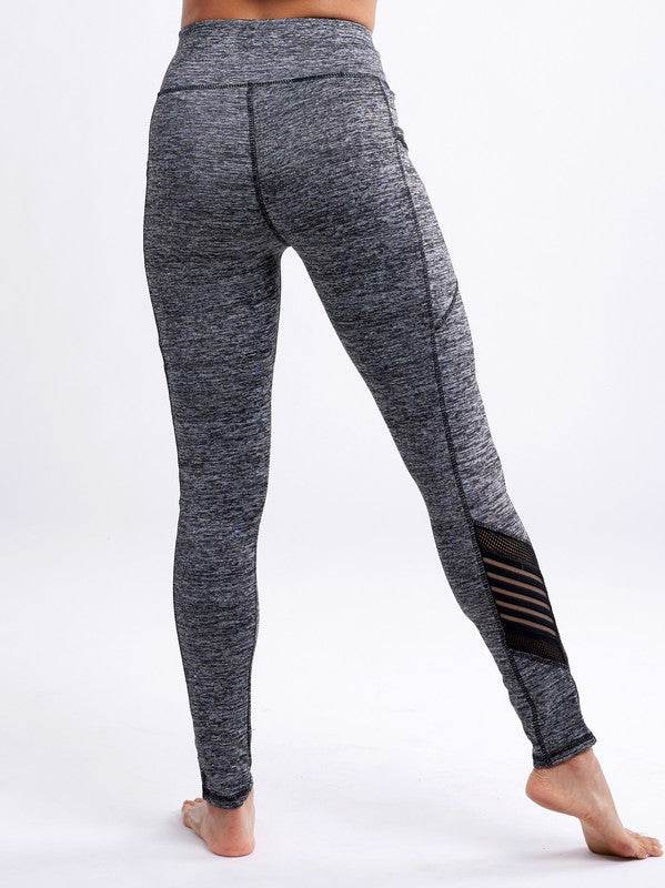 High-Waisted Workout Leggings with Mesh Panels - Shop Style & More | Fresh Looks, Everyday Deals & Free Shipping