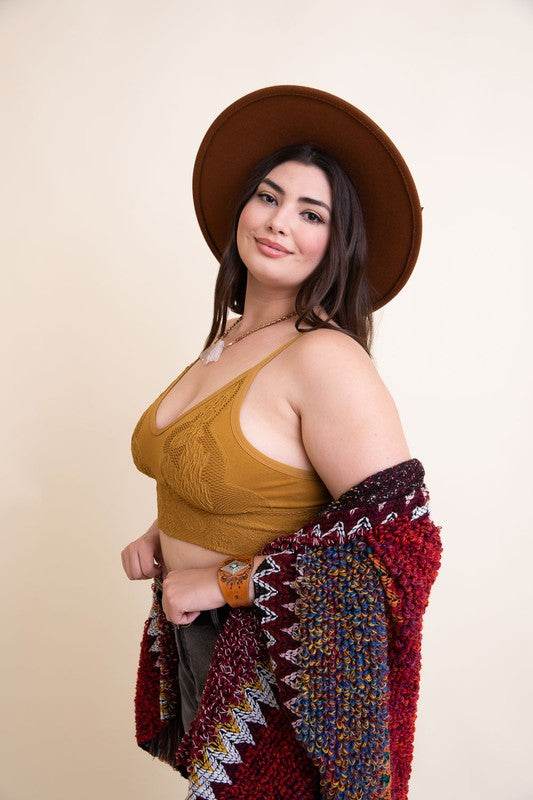 Seamless Padded Textured Brami Plus Size - Shop Style & More | Fresh Looks, Everyday Deals & Free Shipping