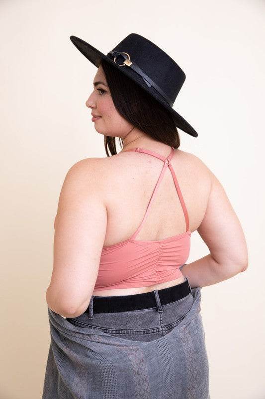 Plus Size Ruched Bralette - Shop Style & More | Fresh Looks, Everyday Deals & Free Shipping