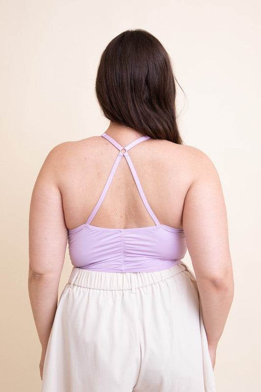 Plus Size Ruched Bralette - Shop Style & More | Fresh Looks, Everyday Deals & Free Shipping