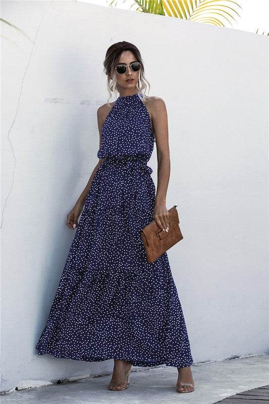 Womens Polka Dot Maxi Dress - Shop Style & More | Fresh Looks, Everyday Deals & Free Shipping