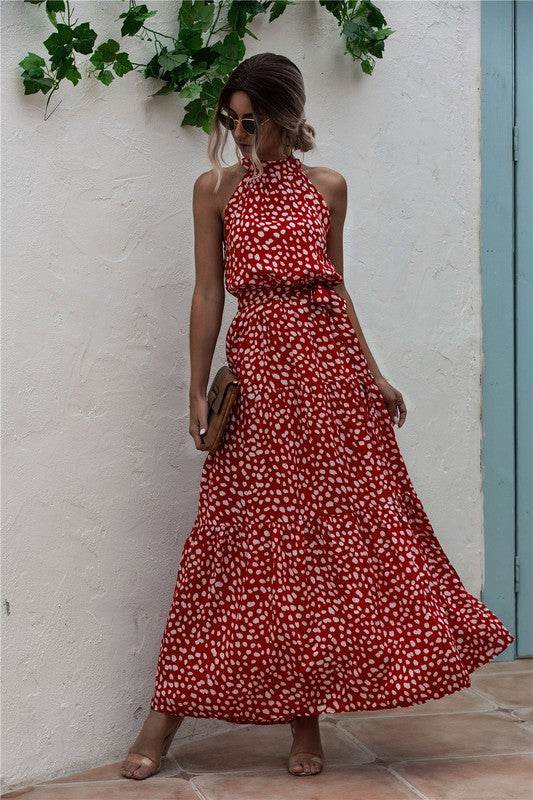 Womens Polka Dot Maxi Dress - Shop Style & More | Fresh Looks, Everyday Deals & Free Shipping