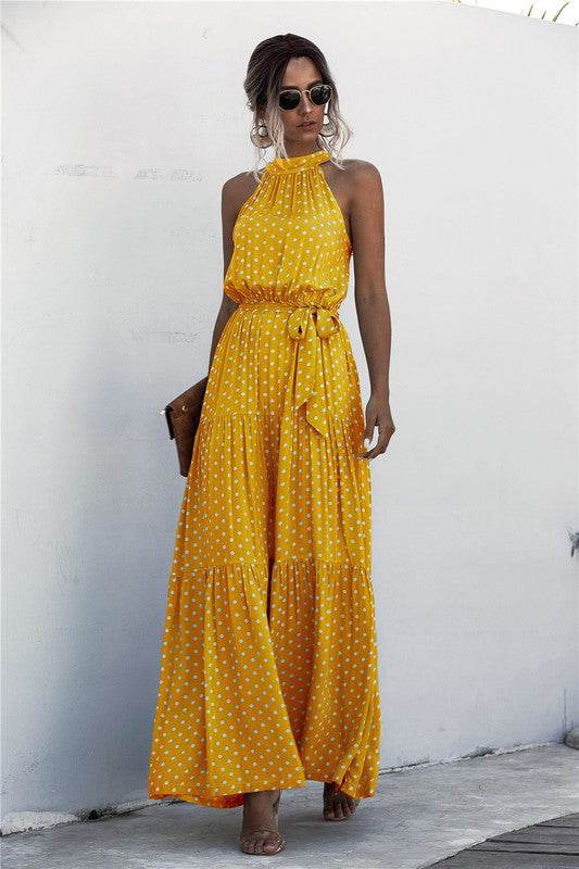Womens Polka Dot Maxi Dress - Shop Style & More | Fresh Looks, Everyday Deals & Free Shipping