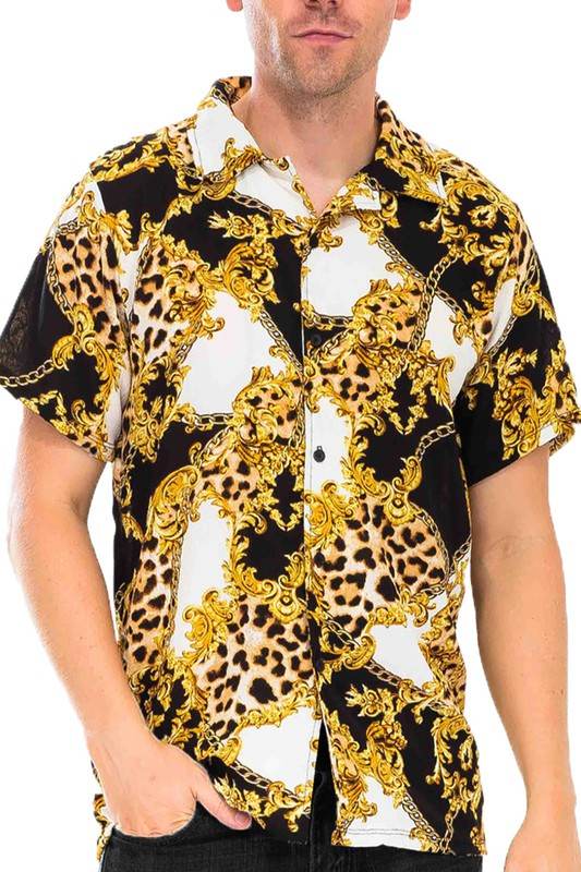 Leopard Cheetah Button Down Shirt - Shop Style & More | Fresh Looks, Everyday Deals & Free Shipping
