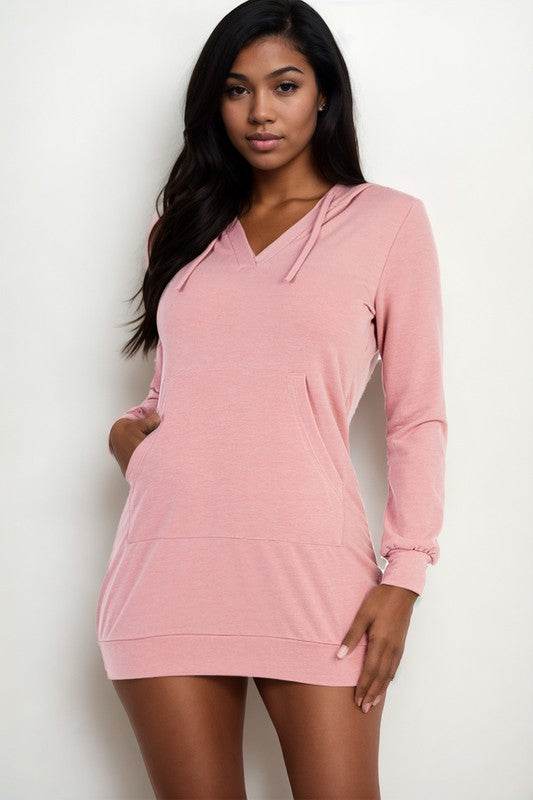 French Terry Hoodie Dress - Shop Style & More | Fresh Looks, Everyday Deals & Free Shipping