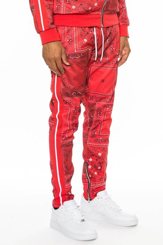 Weiv Paisley Bandana Print Track Pants - Shop Style & More | Fresh Looks, Everyday Deals & Free Shipping