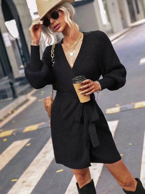 Wrap sweater dress - Shop Style & More | Fresh Looks, Everyday Deals & Free Shipping