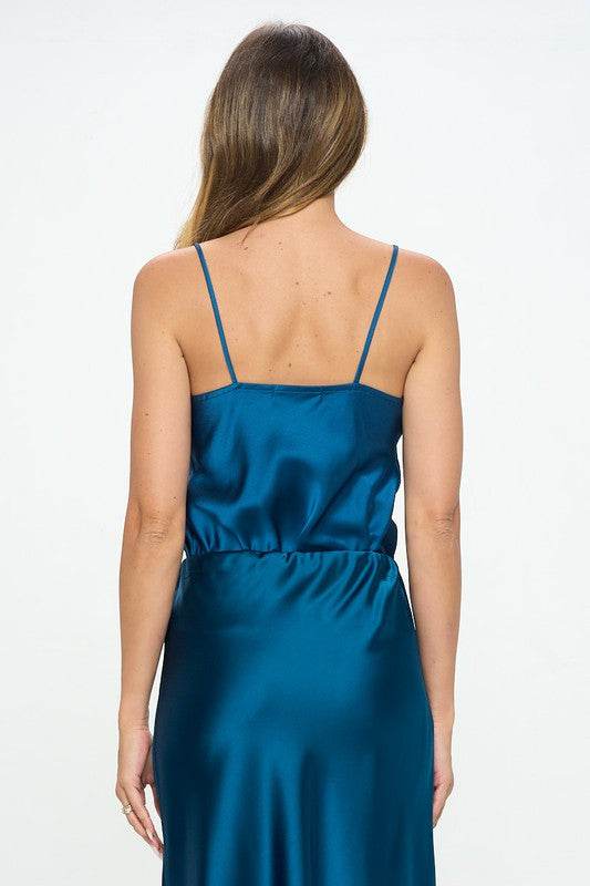 Made in USA Solid Silky Satin Tank Top - Shop Style & More | Fresh Looks, Everyday Deals & Free Shipping