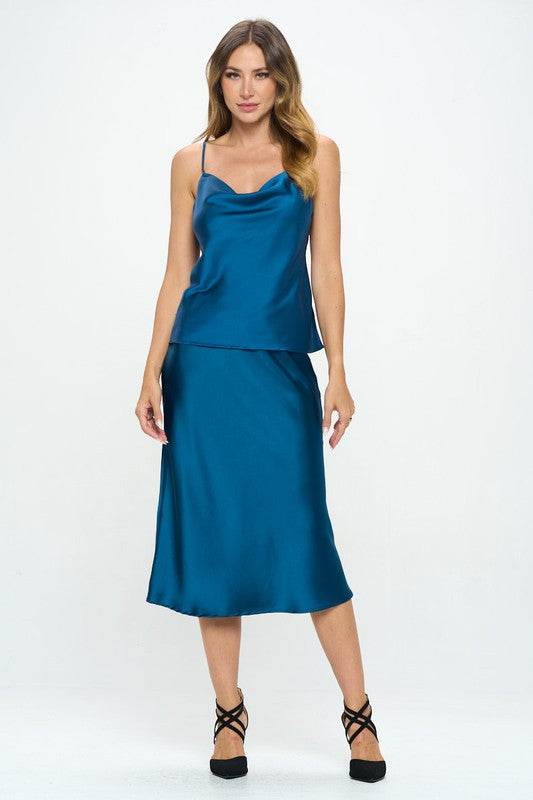 Made in USA Solid Silky Satin Tank Top - Shop Style & More | Fresh Looks, Everyday Deals & Free Shipping