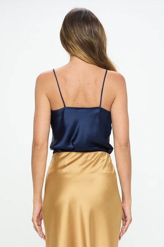 Made in USA Solid Silky Satin Tank Top - Shop Style & More | Fresh Looks, Everyday Deals & Free Shipping