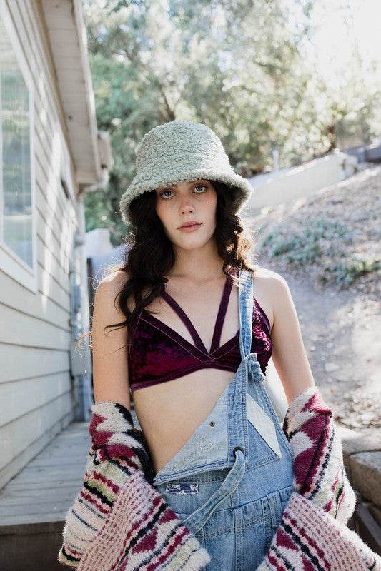 Crushed Velvet Bralette - Shop Style & More | Fresh Looks, Everyday Deals & Free Shipping