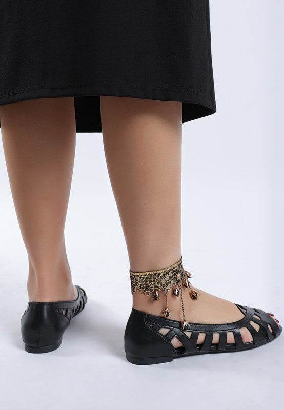 Moira Woven Peep Toe Flats - Shop Style & More | Fresh Looks, Everyday Deals & Free Shipping