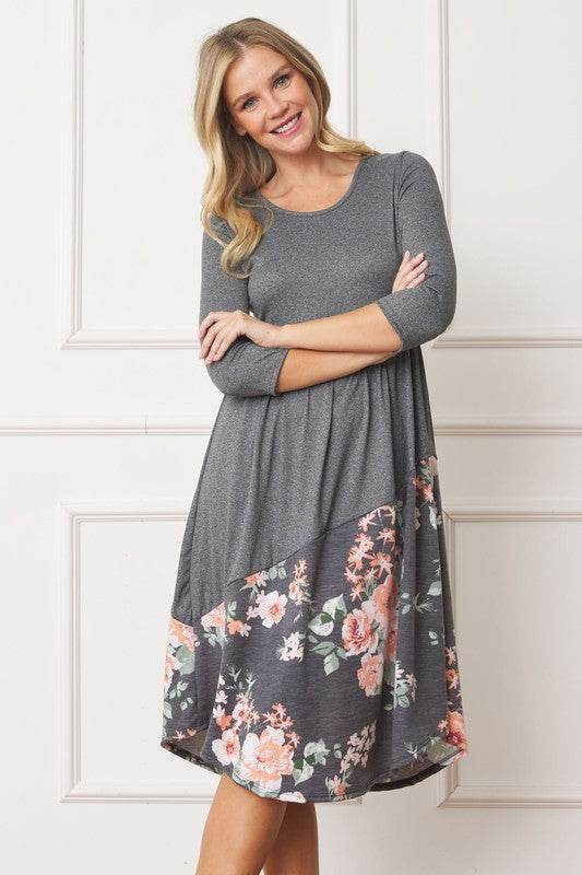 Asymmetrical Accent Midi Dress - Shop Style & More | Fresh Looks, Everyday Deals & Free Shipping