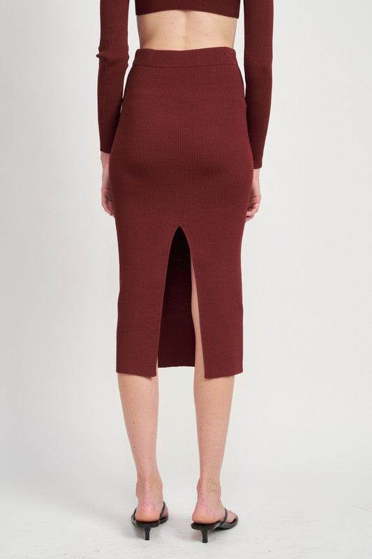 HIGH WAIST MIDI PINCIL SKIRT - Shop Style & More | Fresh Looks, Everyday Deals & Free Shipping