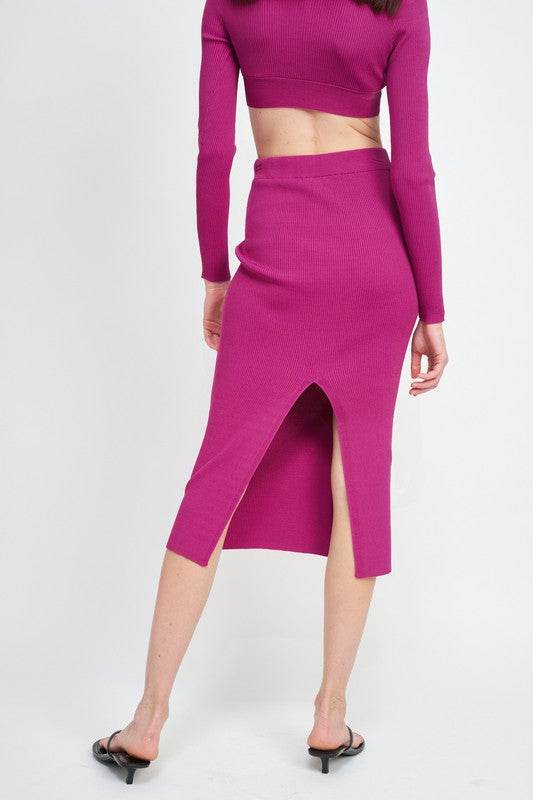 HIGH WAIST MIDI PINCIL SKIRT - Shop Style & More | Fresh Looks, Everyday Deals & Free Shipping