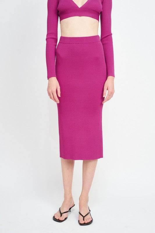 HIGH WAIST MIDI PINCIL SKIRT - Shop Style & More | Fresh Looks, Everyday Deals & Free Shipping