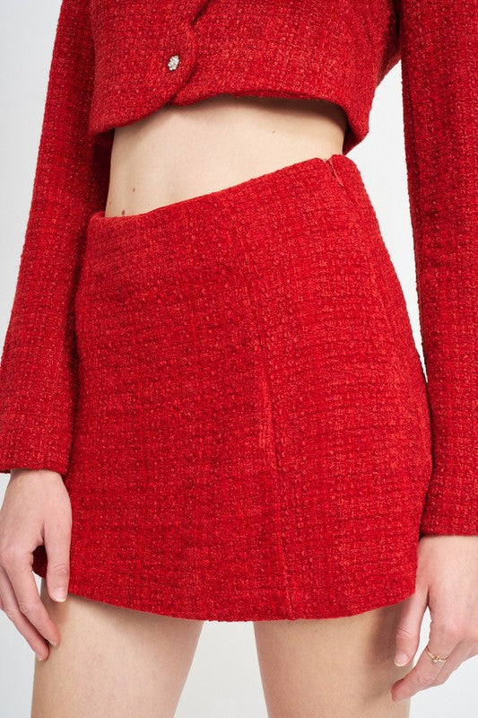 HIGH WAIST WRAPPED SKORT Women - Bottoms - Skirt