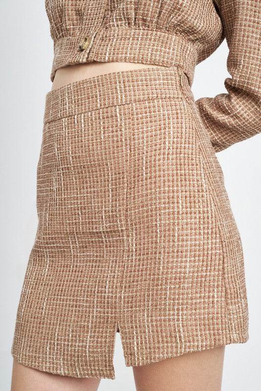 ASYMMETRICAL TWEED MINI SKIRT - Shop Style & More | Fresh Looks, Everyday Deals & Free Shipping