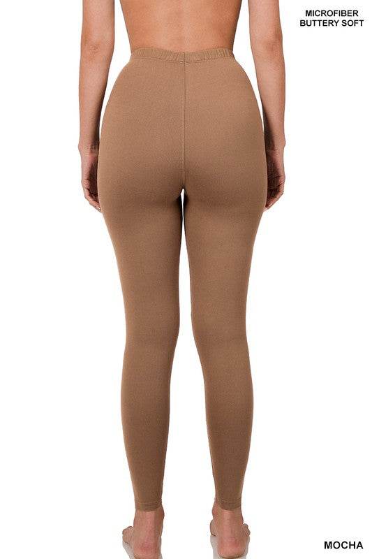 Brushed DTY Microfiber Full-Length Leggings - Shop Style & More | Fresh Looks, Everyday Deals & Free Shipping