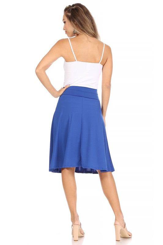 Solid, A-line pull on skirt - Shop Style & More | Fresh Looks, Everyday Deals & Free Shipping