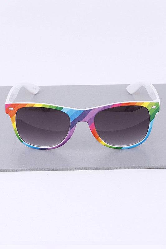 Rainbow Color Pride Wayfarer Sunglasses Set - Shop Style & More | Fresh Looks, Everyday Deals & Free Shipping