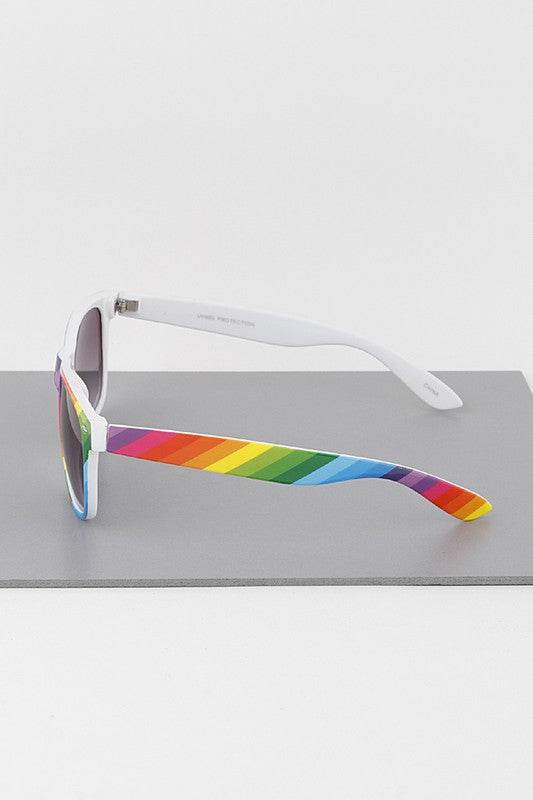 Rainbow Color Pride Wayfarer Sunglasses Set - Shop Style & More | Fresh Looks, Everyday Deals & Free Shipping