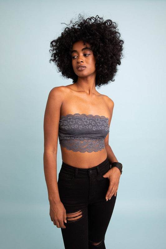 Wide Lace Bandeau - Shop Style & More | Fresh Looks, Everyday Deals & Free Shipping