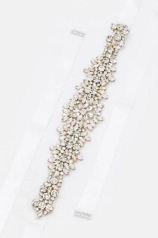 Crystal Flower Statement Sash Tie Belt - Shop Style & More | Fresh Looks, Everyday Deals & Free Shipping