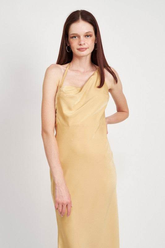 SATIN MAXI BIAS DRESS - Shop Style & More | Fresh Looks, Everyday Deals & Free Shipping