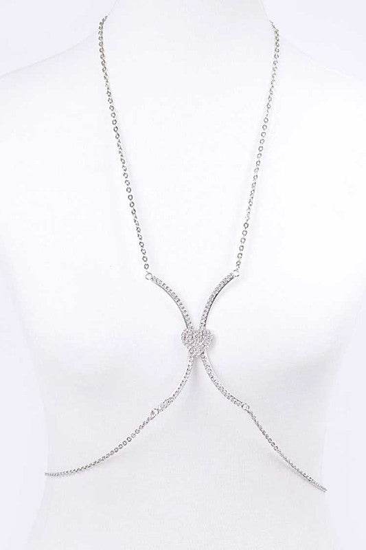 Rhinestone Heart Accent Body Chain - Shop Style & More | Fresh Looks, Everyday Deals & Free Shipping