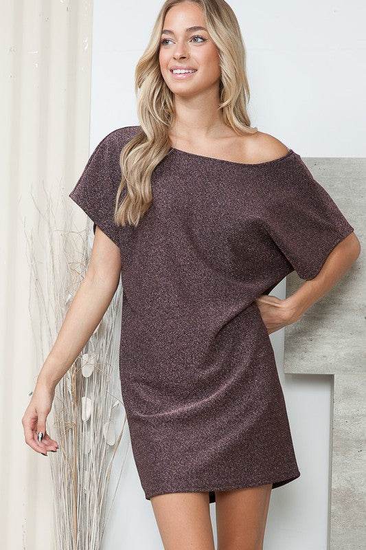 Lurex Low V Back Dress - Shop Style & More | Fresh Looks, Everyday Deals & Free Shipping