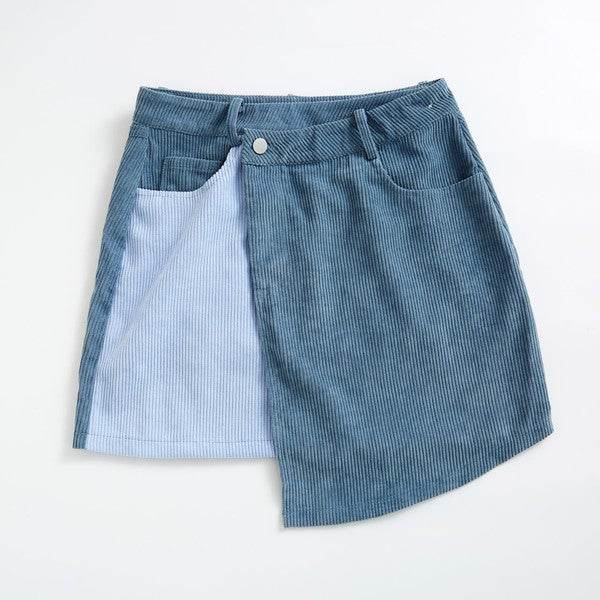 Corduroy two tone skirt - Shop Style & More | Fresh Looks, Everyday Deals & Free Shipping
