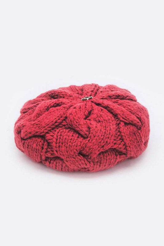 Cotton Cable Knit Large Fur Pom Beanie - Shop Style & More | Fresh Looks, Everyday Deals & Free Shipping